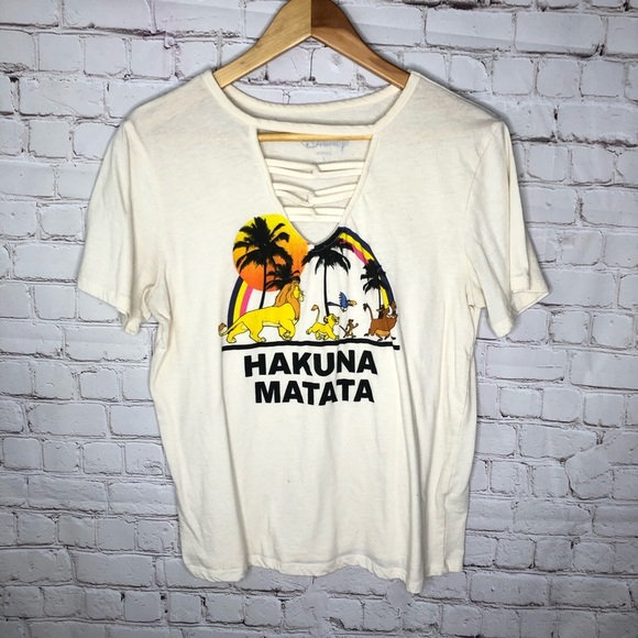 Disney The Lion King Hakuna Matata Strappy T-shirt - Picture 2 of 5